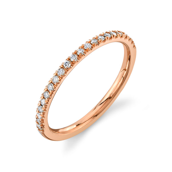 Classic Diamond Eternity Band in 14k Rose Gold (1.5mm)