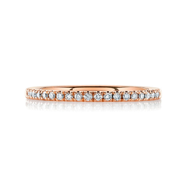 Classic Diamond Eternity Band in 14k Rose Gold (1.5mm)