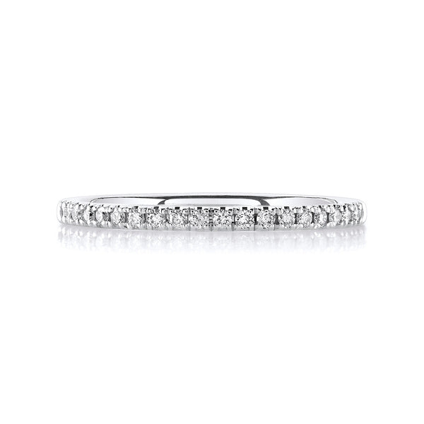 Classic Diamond Eternity Band in 14k White Gold (1.5mm)