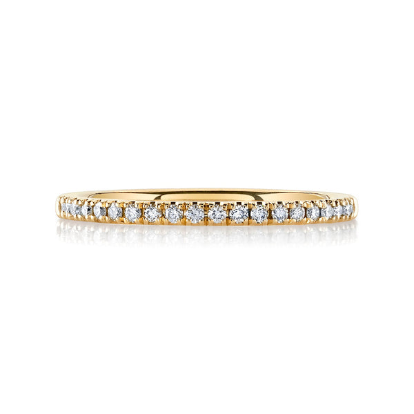 Classic Lab Diamond Eternity Band in 14k Yellow Gold (1.5mm)