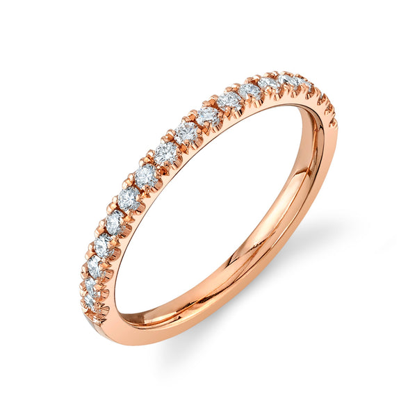 Classic Diamond Eternity Band in 14k Rose Gold (2mm)