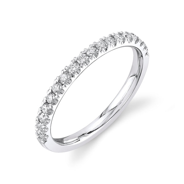 Classic Lab Diamond Eternity Band in 14k White Gold (2mm)