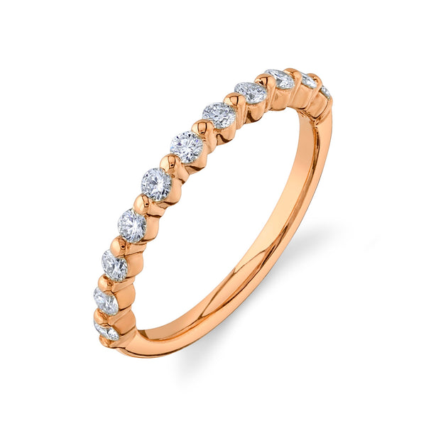 Floating Lab Diamond Eternity Band in 14k Rose Gold