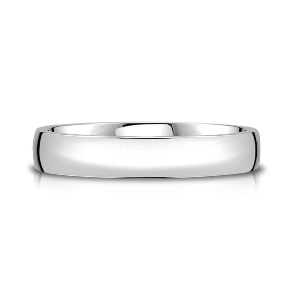 Low Dome Polished Band in Platinum (4mm)