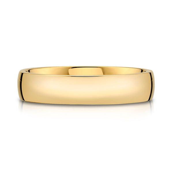 Low Dome Polished Band in 14k Yellow Gold (5mm)