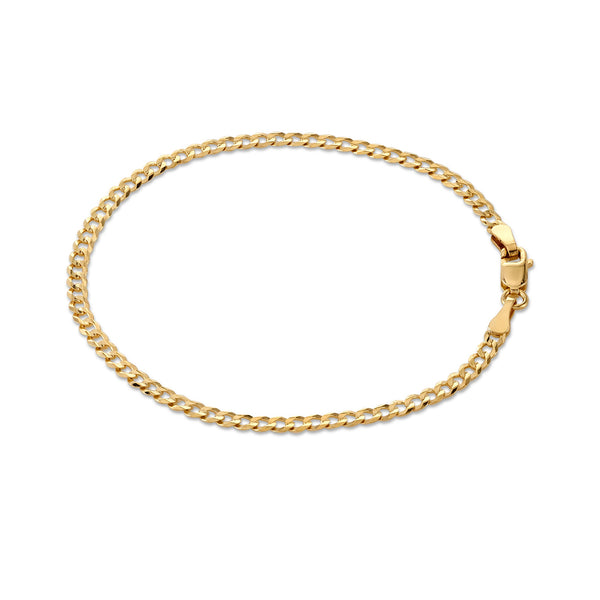 Curb Flat Bracelet (2.5mm)