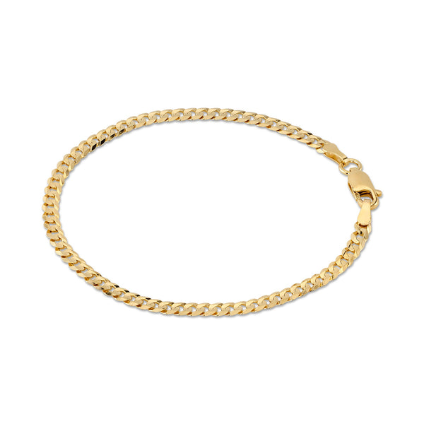 Curb Flat Bracelet (3mm)