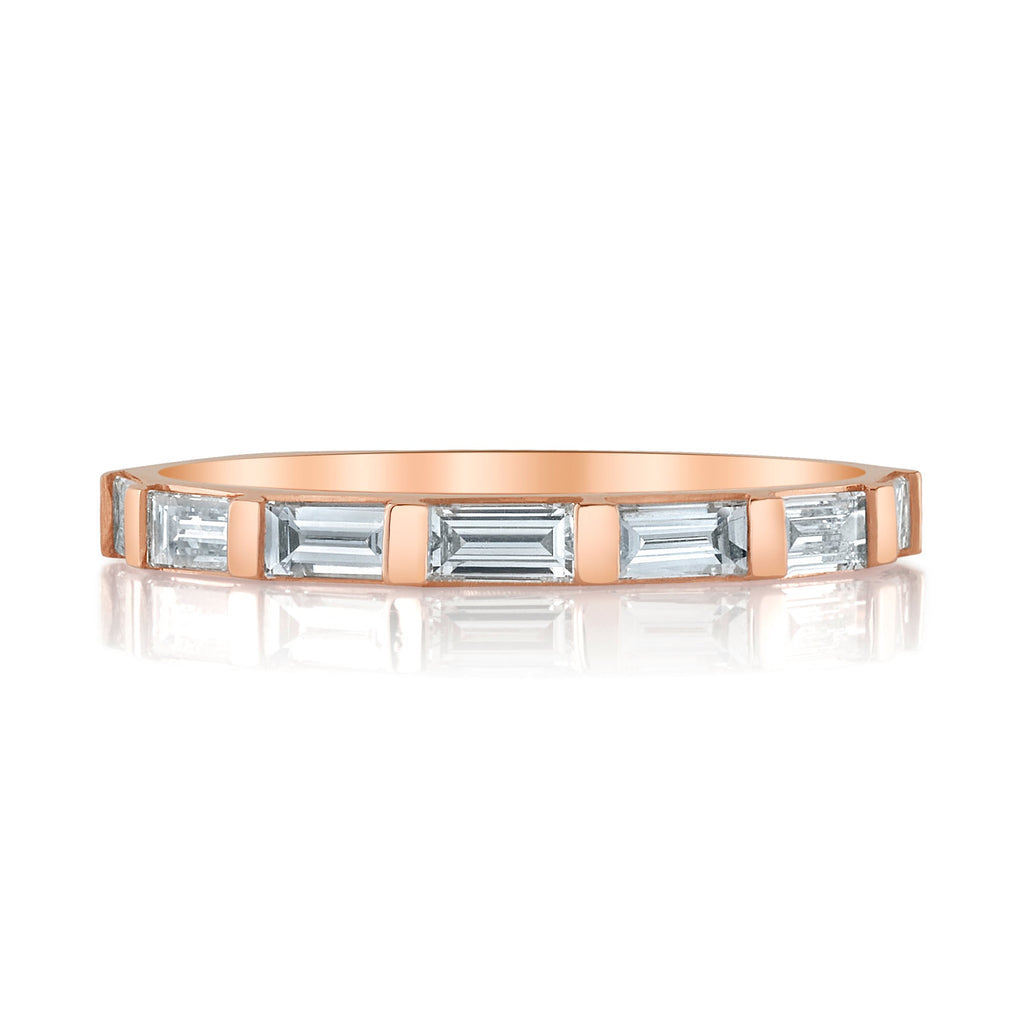 Bernadette Lab Diamond Eternity Band in 14k Rose Gold