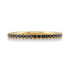 Classic Black Diamond Eternity Band in 14k Yellow Gold (1.5mm)