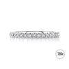 Classic Diamond Eternity Band in 18k White Gold (2mm)