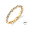 Classic Lab Diamond Eternity Band in 18k Yellow Gold (2mm)