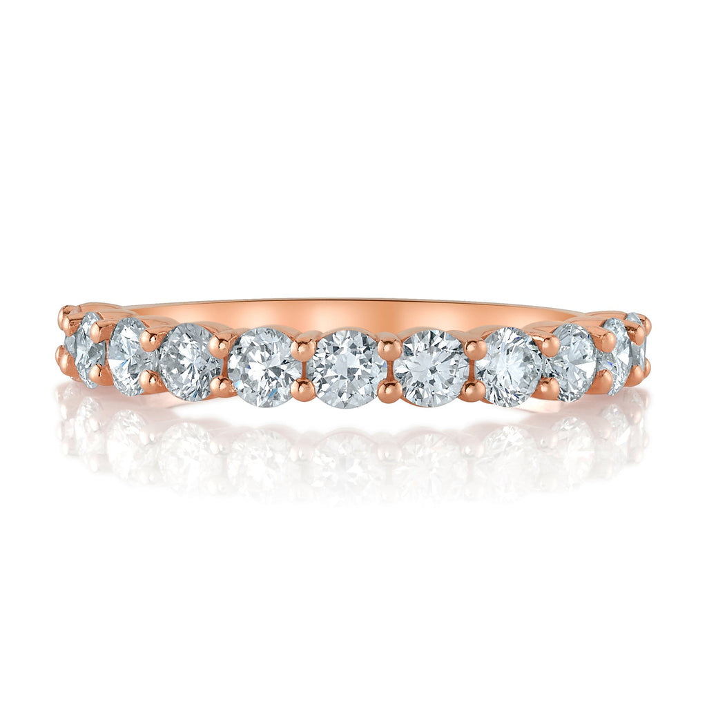 Charlotte Lab Diamond Eternity Band in 14k Rose Gold