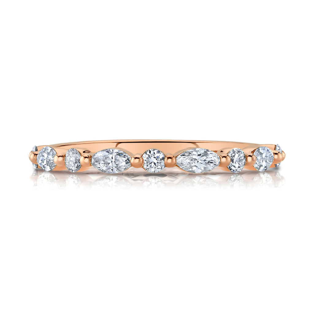 Marlowe Lab Diamond Eternity Band in 14k Rose Gold