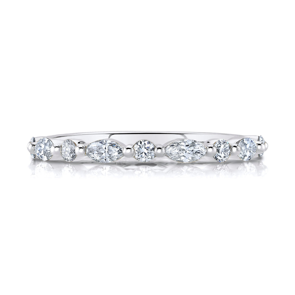 Marlowe Lab Diamond Eternity Band in 14k White Gold