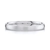 Classic Dome Brushed Band in 14k White Gold (2.5mm)