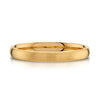 Classic Dome Brushed Band in 14k Yellow Gold (2.5mm)