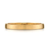 Low Dome Brushed Band in 14k Yellow Gold (2.5mm)