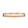 Low Dome Polished Band in 14k Rose Gold (2.5mm)