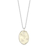 Baroque Oval Pendant