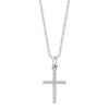 Diamond Cross Pendant in 14k Gold