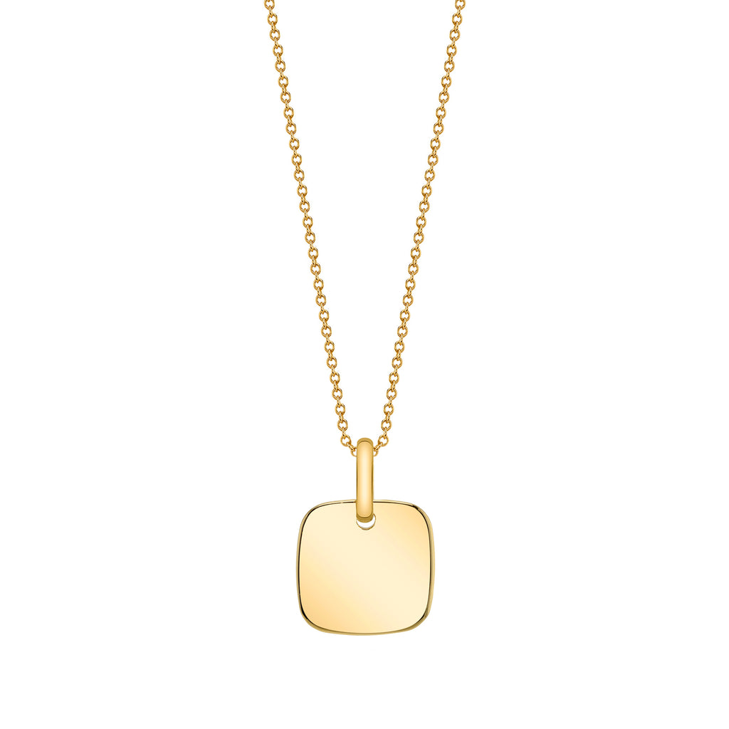Engravable Cushion Pendant