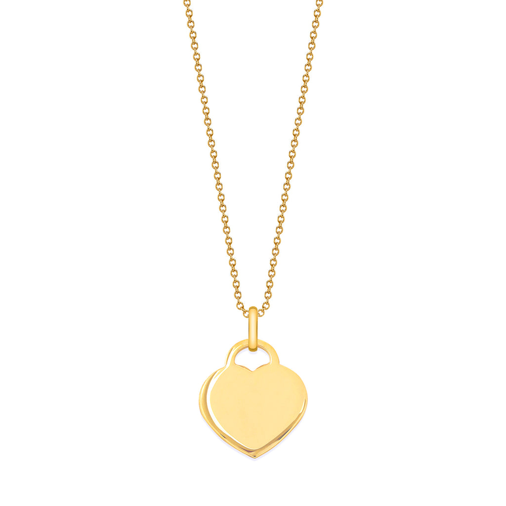 Engravable Heart Pendant