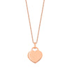 Engravable Heart Pendant