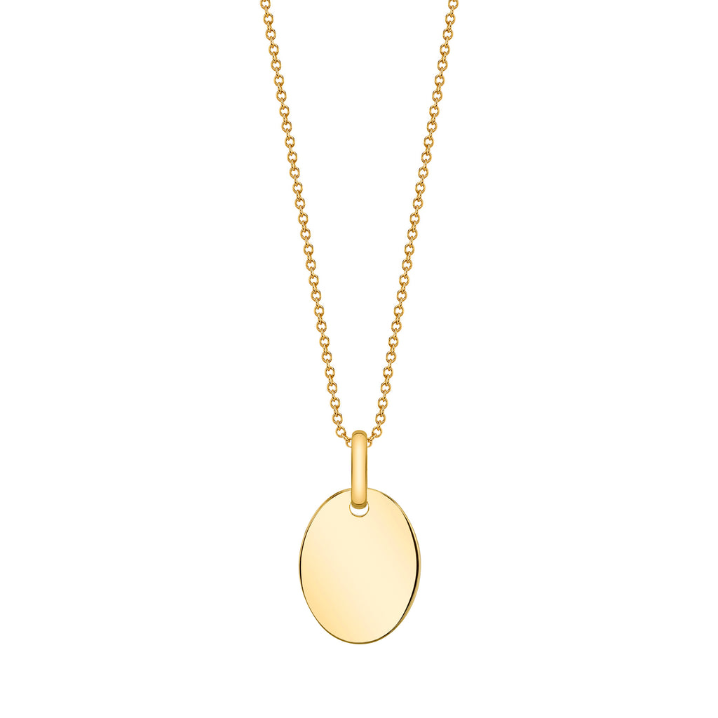 Engravable Oval Pendant