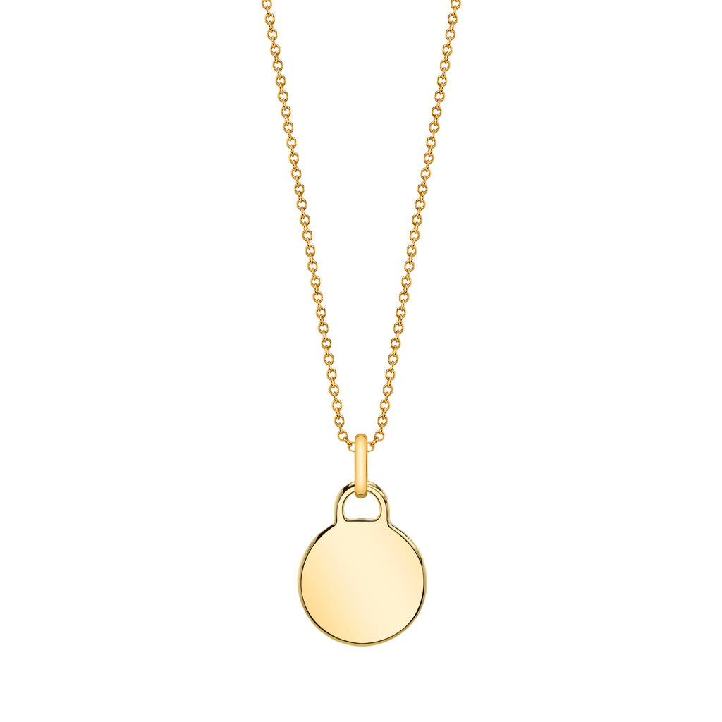 Engravable Round Pendant