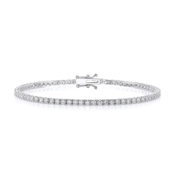 Classic Diamond Tennis Bracelet (2mm)