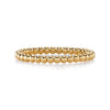 Bead Ring in Yellow Gold (2mm)