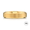 Beveled Band in 18k Yellow Gold (5mm)