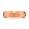 Beveled Band in 14k Rose Gold (5mm)