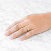 Beveled Band in 18k Yellow Gold (5mm)