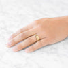 Beveled Band in 18k Yellow Gold (7mm)
