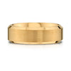 Beveled Band in 14k Yellow Gold (7mm)