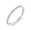 Classic Diamond Eternity Band in 14k White Gold (1.5mm)