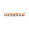 Floating Diamond Eternity Band in 14k Rose Gold