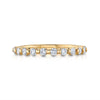 Floating Diamond Eternity Band in 14k Yellow Gold