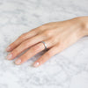 Classic Dome Brushed Band in Platinum (3mm)