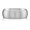 Classic Dome Brushed Band in Platinum (8mm)