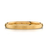 Classic Dome Brushed Band in 14k Yellow Gold (2mm)