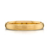 Classic Dome Brushed Band in 14k Yellow Gold (3mm)