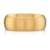 Classic Dome Brushed Band in 14k Yellow Gold (8mm)