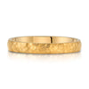 Classic Dome Hammered Satin Band in 14k Yellow Gold (3mm)