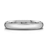 Classic Dome Polished Band in Platinum (3mm)