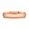 Classic Dome Polished Band in 14k Rose Gold (4mm)