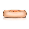 Classic Dome Polished Band in 14k Rose Gold (6mm)