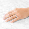 Classic Dome Polished Band in 14k White Gold (4mm)