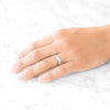 Classic Dome Polished Band in 14k White Gold (5mm)